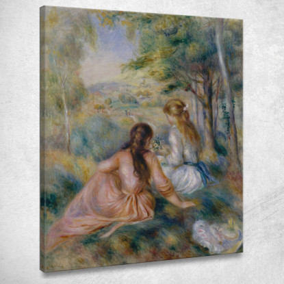 Nel Prato Pierre-Auguste Renoir par260 quadro stampato su tela