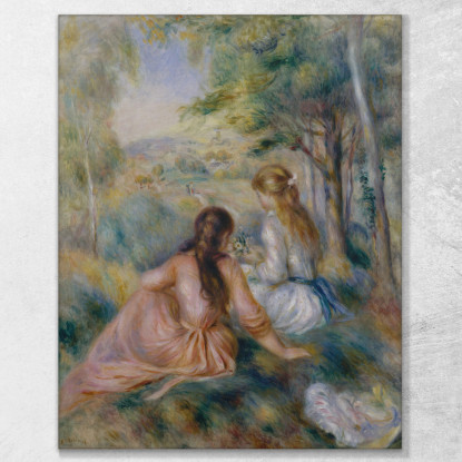 Nel Prato Pierre-Auguste Renoir par260 quadro stampato su tela