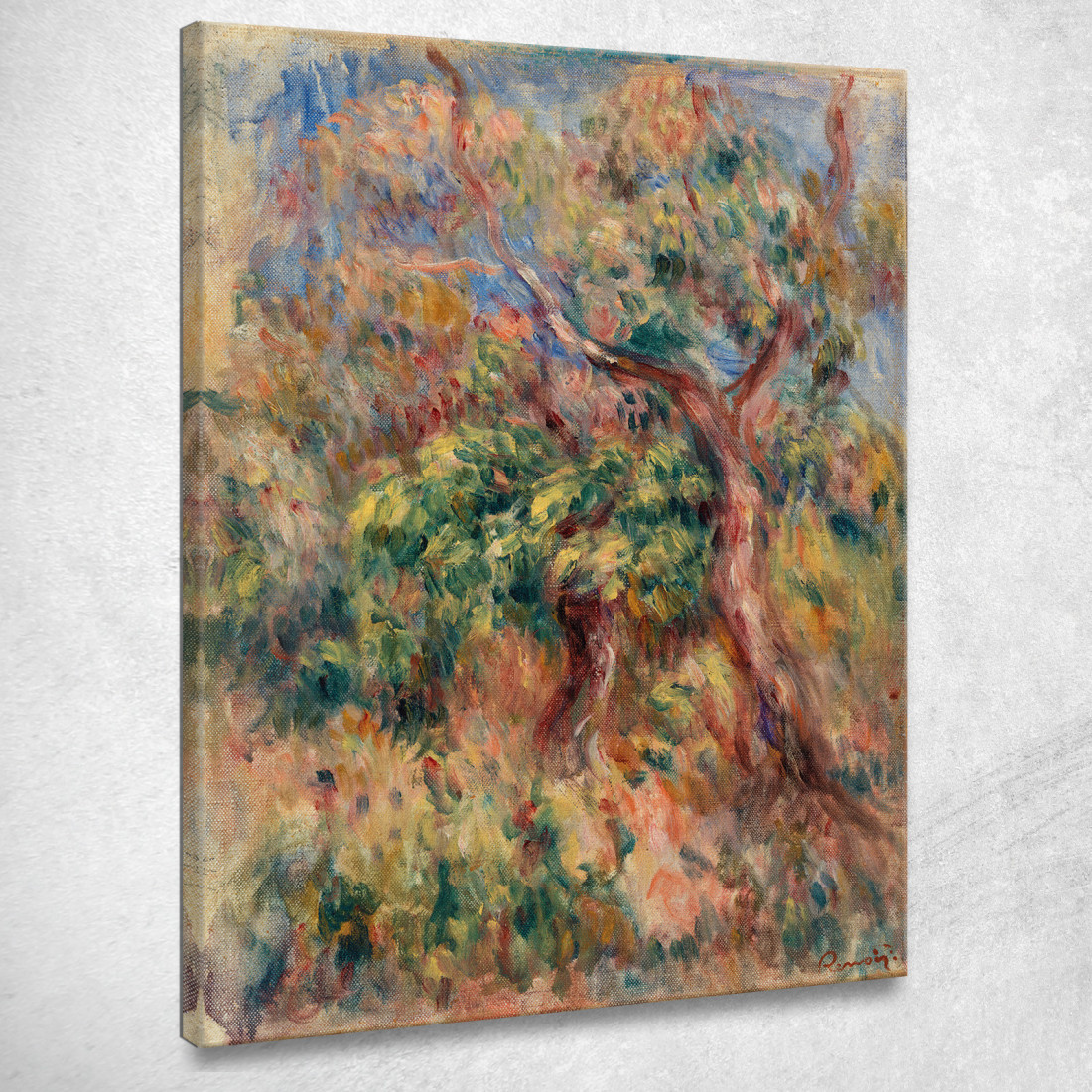 Paesaggio Paesaggistico Pierre-Auguste Renoir par291 quadro stampato su tela