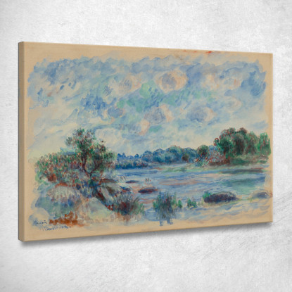 Paesaggio A Pont-Aven Pierre-Auguste Renoir par294 quadro stampato su tela