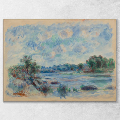 Paesaggio A Pont-Aven Pierre-Auguste Renoir par294 quadro stampato su tela