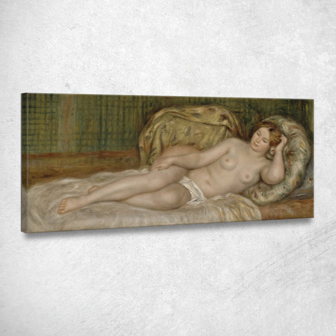 Grande Nudo Pierre-Auguste Renoir par304 quadro stampato su tela