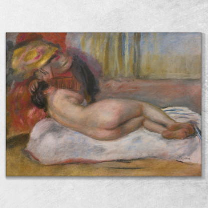 Riposo Pierre-Auguste Renoir par317 quadro stampato su tela