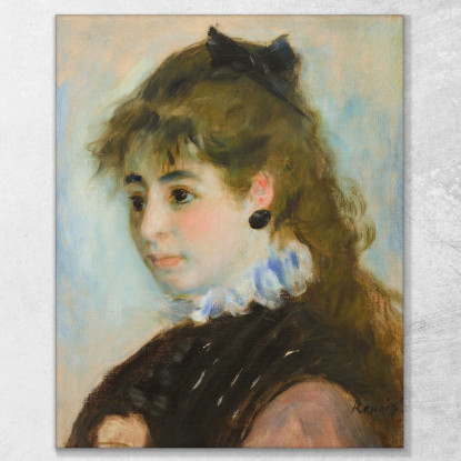 Madame Henriot 2 Pierre-Auguste Renoir par334 quadro stampato su tela