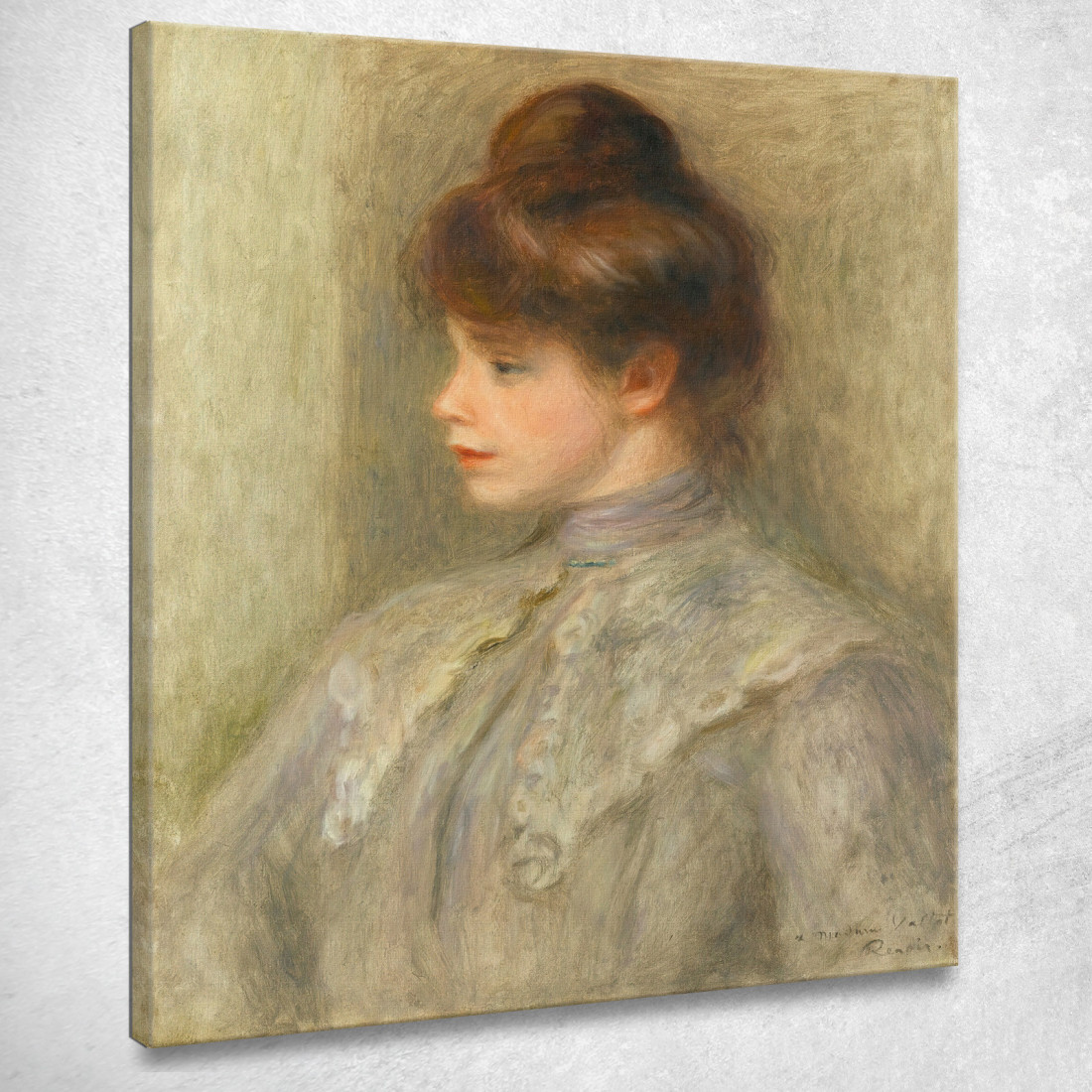 Madame Valtat Nata Suzanne Noël Pierre-Auguste Renoir par338 quadro stampato su tela