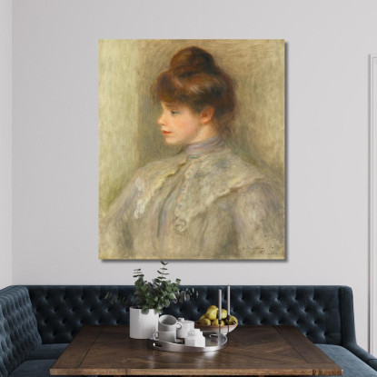 Madame Valtat Nata Suzanne Noël Pierre-Auguste Renoir par338 quadro stampato su tela