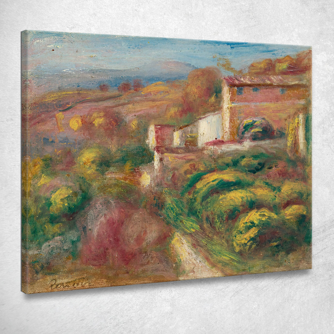 Ufficio Postale Pierre-Auguste Renoir par341 quadro stampato su tela