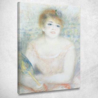 La Signorina Jeanne Samary Pierre-Auguste Renoir par345 quadro stampato su tela