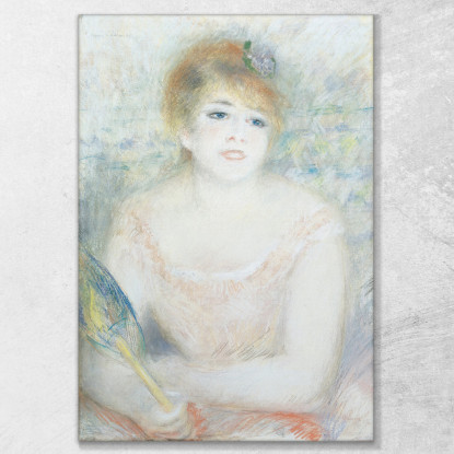 La Signorina Jeanne Samary Pierre-Auguste Renoir par345 quadro stampato su tela