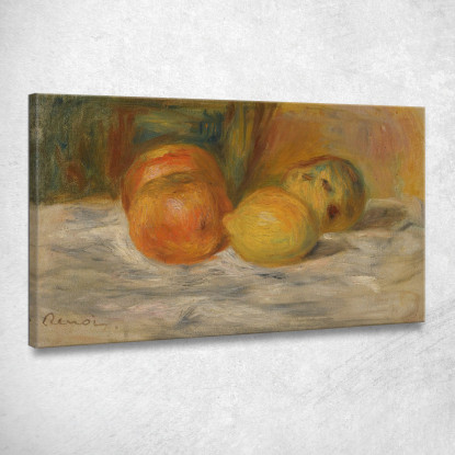 Natura Morta Con Frutta Pierre-Auguste Renoir par350 quadro stampato su tela