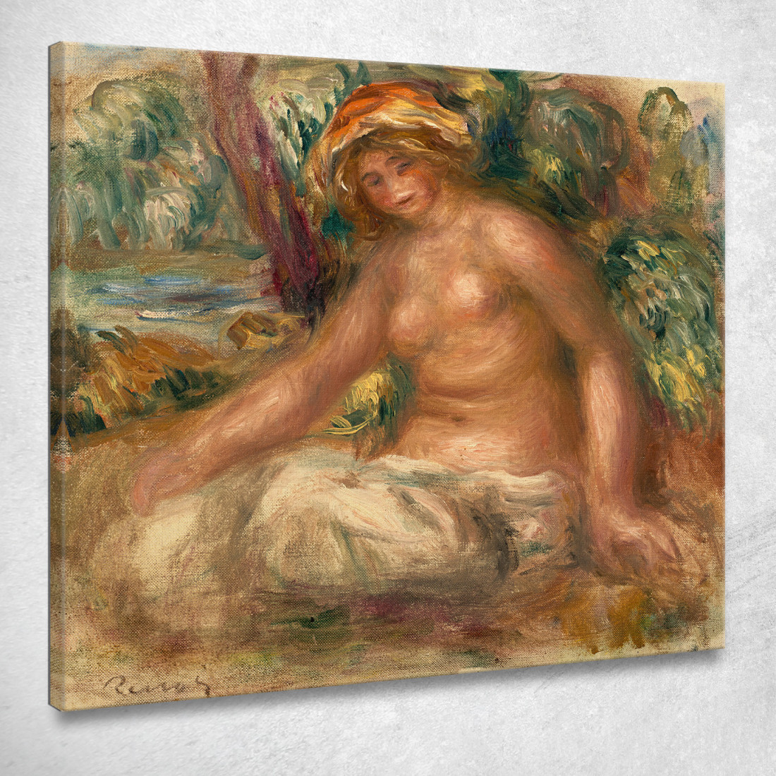 Non Sedersi 2 Pierre-Auguste Renoir par358 quadro stampato su tela