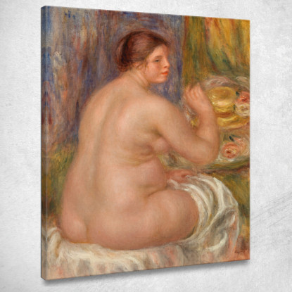 Nudo Di Schiena Nude Dos Pierre-Auguste Renoir par363 quadro stampato su tela