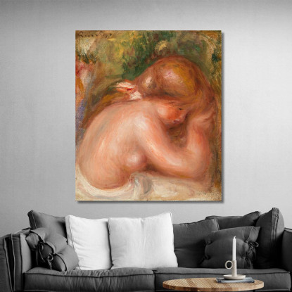 Torso Nudo Di Giovane Ragazza Pierre-Auguste Renoir par365 quadro stampato su tela
