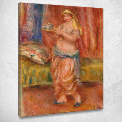 Odalisca Con Set Da Tè Odalisca Con Teiera Pierre-Auguste Renoir par371 quadro stampato su tela