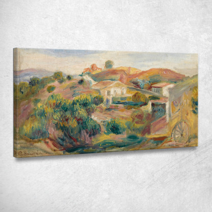 Paesaggio Con Case Pierre-Auguste Renoir par384 quadro stampato su tela