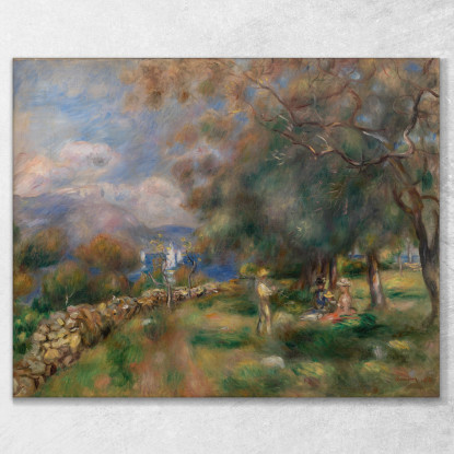 Penisola Di Saint-Jean Pierre-Auguste Renoir par396 quadro stampato su tela