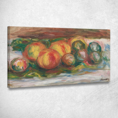 Pesche E Prugne Pierre-Auguste Renoir par426 quadro stampato su tela