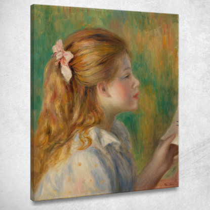 Leggere La Lezione Pierre-Auguste Renoir par428 quadro stampato su tela