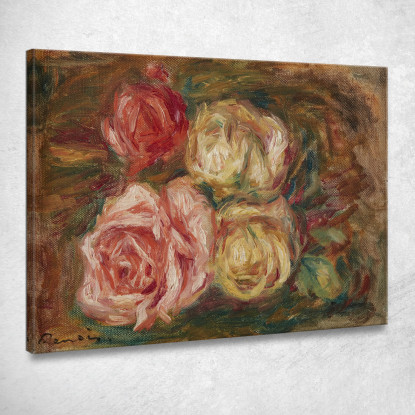 Rose 2 Pierre-Auguste Renoir par438 quadro stampato su tela