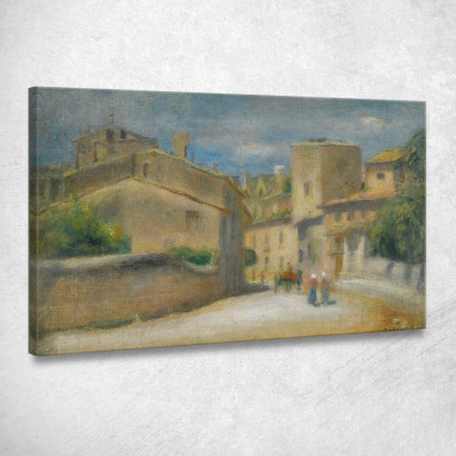 Rue A Villeneuve-Les-Avignon Pierre-Auguste Renoir par440 quadro stampato su tela