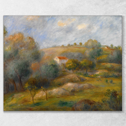 Primavera A Essoyes Pierre-Auguste Renoir par451 quadro stampato su tela