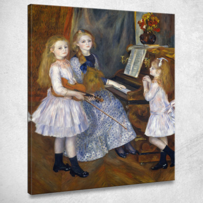 Le Figlie Di Catulle Mendès Pierre-Auguste Renoir par468 quadro stampato su tela