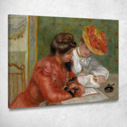 La Lettera Pierre-Auguste Renoir par473 quadro stampato su tela