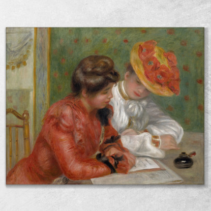 La Lettera Pierre-Auguste Renoir par473 quadro stampato su tela