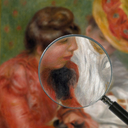 La Lettera Pierre-Auguste Renoir par473 quadro stampato su tela