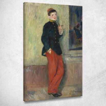 Il Giovane Soldato Pierre-Auguste Renoir par481 quadro stampato su tela