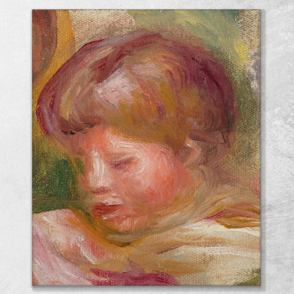 Testa Di Donna 2 Pierre-Auguste Renoir par488 quadro stampato su tela