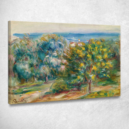 Schizzo Del Paesaggio Meridionale Pierre-Auguste Renoir par534 quadro stampato su tela