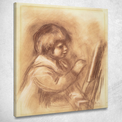 Il Figlio Dell'Artista Claude Pierre-Auguste Renoir par537 quadro stampato su tela