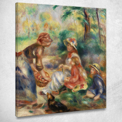 Venditore Di Mele Pierre-Auguste Renoir par541 quadro stampato su tela