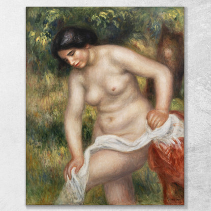 Bagnante Che Si Asciuga Pierre-Auguste Renoir par547 quadro stampato su tela