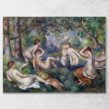 Bagnanti Nella Foresta Pierre-Auguste Renoir par550 quadro stampato su tela