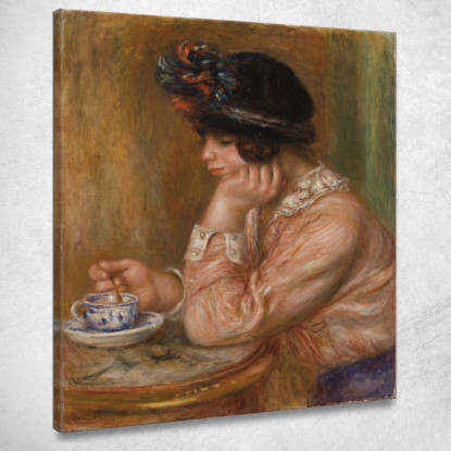 Tazza Di Cioccolato Pierre-Auguste Renoir par559 quadro stampato su tela