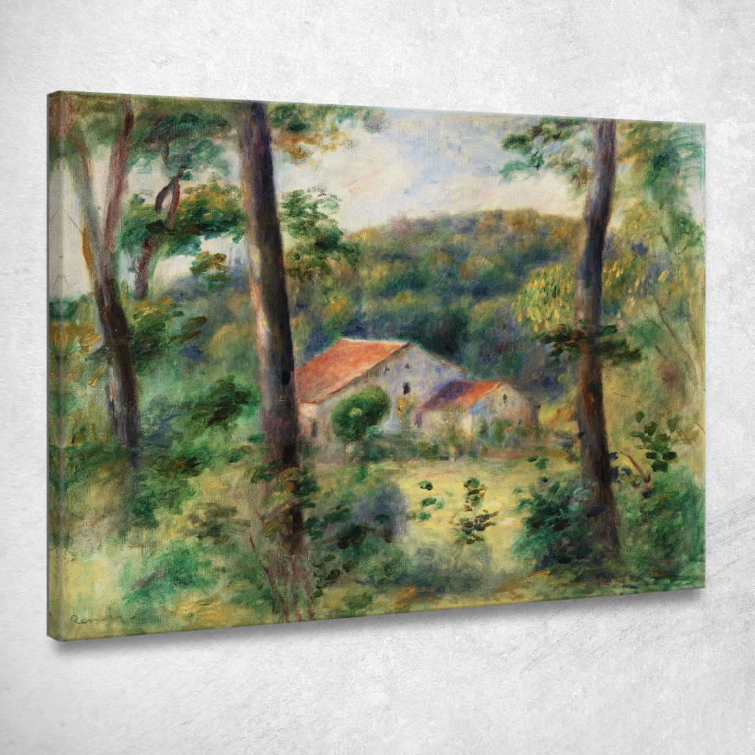 Dintorni Di Briey Pierre-Auguste Renoir par562 quadro stampato su tela