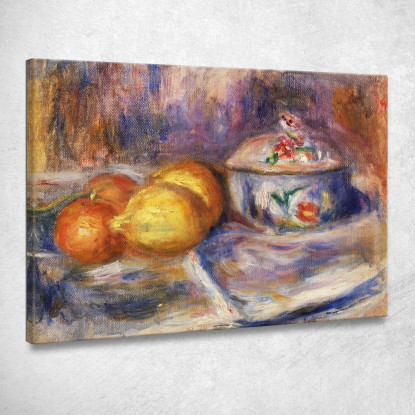 Frutta E Bomboniere Pierre-Auguste Renoir par565 quadro stampato su tela