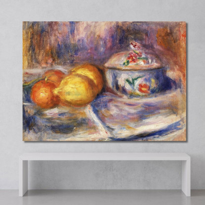 Frutta E Bomboniere Pierre-Auguste Renoir par565 quadro stampato su tela
