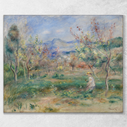 Paesaggio Pierre-Auguste Renoir par570 quadro stampato su tela