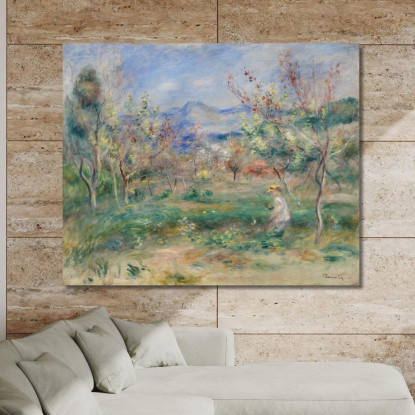 Paesaggio Pierre-Auguste Renoir par570 quadro stampato su tela