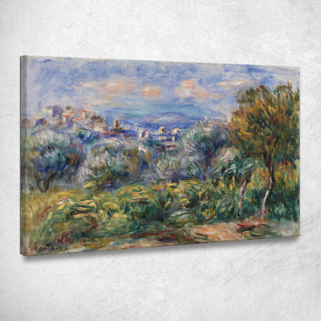 Paesaggio Pierre-Auguste Renoir par571 quadro stampato su tela