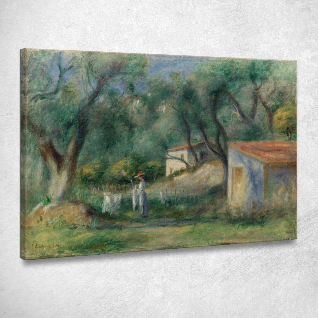 Le Cannet Pierre-Auguste Renoir par576 quadro stampato su tela