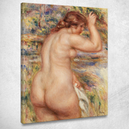 Nudo In Un Paesaggio Pierre-Auguste Renoir par581 quadro stampato su tela