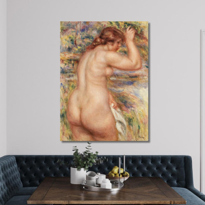 Nudo In Un Paesaggio Pierre-Auguste Renoir par581 quadro stampato su tela