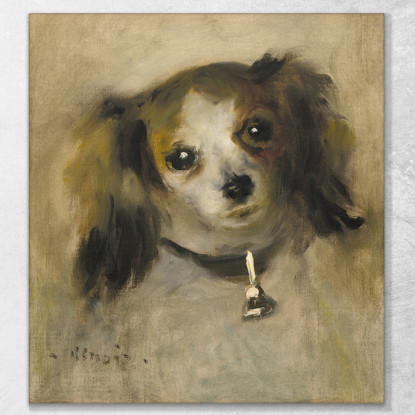 Testa Di Cane Pierre-Auguste Renoir par587 quadro stampato su tela