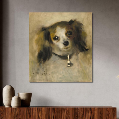 Testa Di Cane Pierre-Auguste Renoir par587 quadro stampato su tela