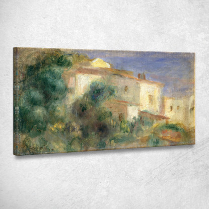 Ufficio Postale Di Cagnes Pierre-Auguste Renoir par590 quadro stampato su tela