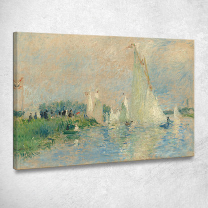 Regata Ad Argenteuil Pierre-Auguste Renoir par591 quadro stampato su tela